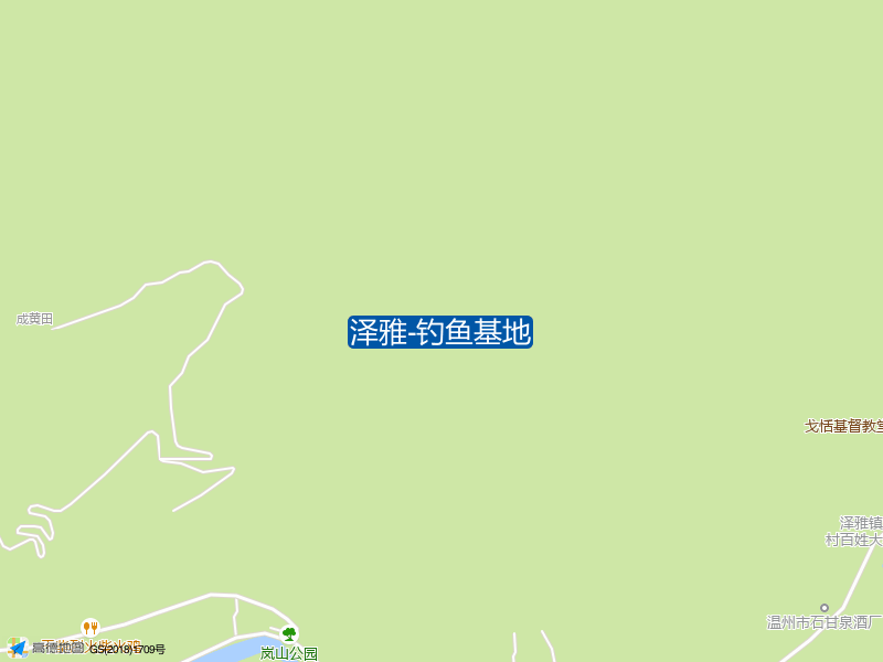 浙江省温州市瓯海区泽雅镇小竹林烧烤基地旁泽雅-钓鱼基地钓鱼点实景照片