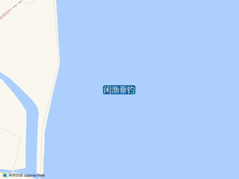 陡门头村合作塘水闸闲渔垂钓钓鱼点实景照片