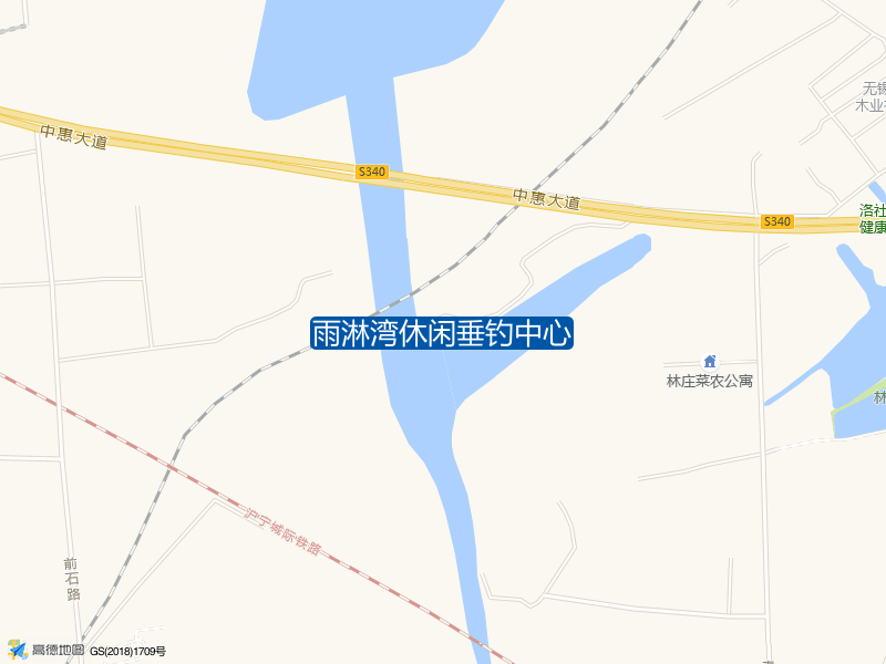 江苏省无锡市惠山区中惠大道雨淋湾休闲垂钓中心钓鱼点实景照片