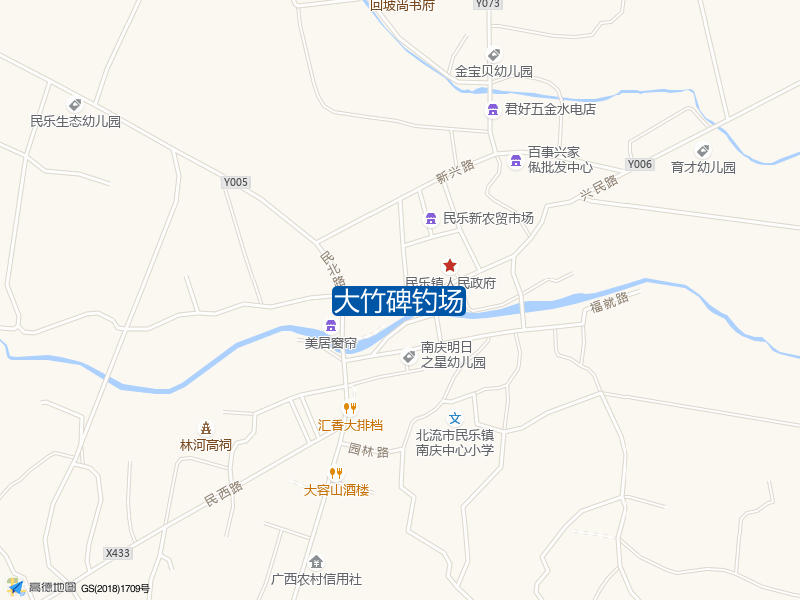 大竹碑钓场钓点照片