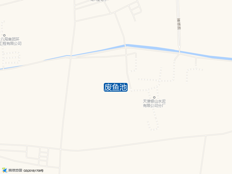 天津市蓟县废鱼池钓鱼点实景照片