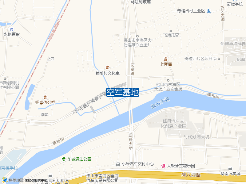 俊丰堡车城F区08空军基地钓鱼点实景照片