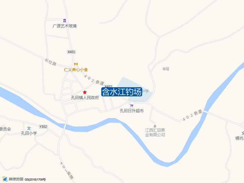 含水江钓场钓点照片