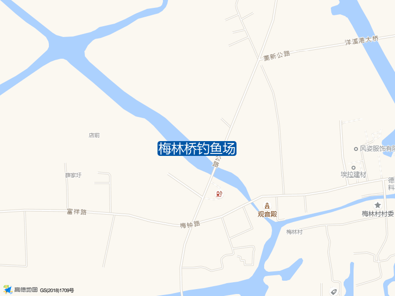 梅林桥钓鱼场钓点照片