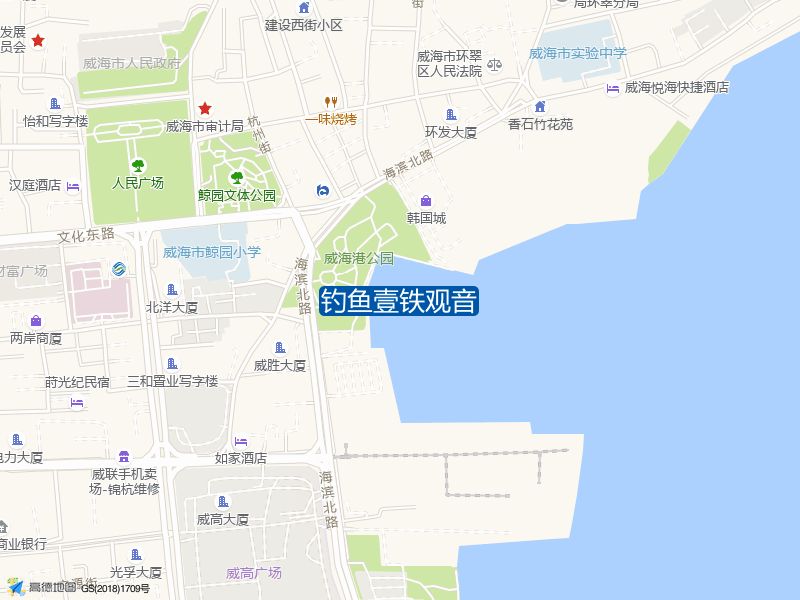 威海市环翠区向阳街19-32号附近钓鱼壹铁观音钓鱼点实景照片