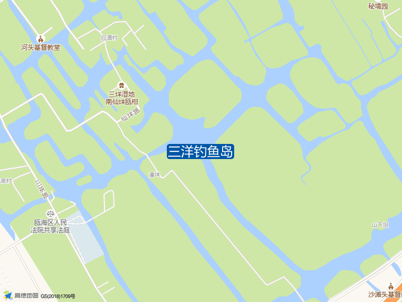 浙江省温州市瓯海区水潭路1号三洋钓鱼岛钓鱼点实景照片