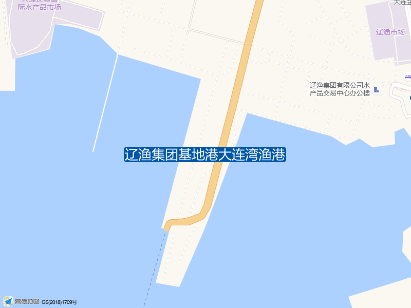 辽宁省大连市甘井子区七号路辽渔集团基地港大连湾渔港钓鱼点实景照片