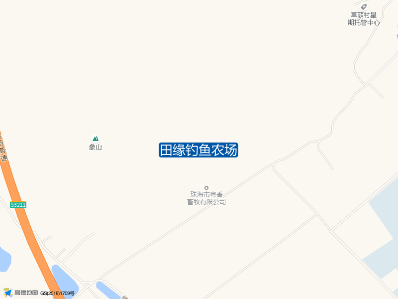 狮群村石狗山塘排洪渠边1号田缘钓鱼农场钓鱼点实景照片