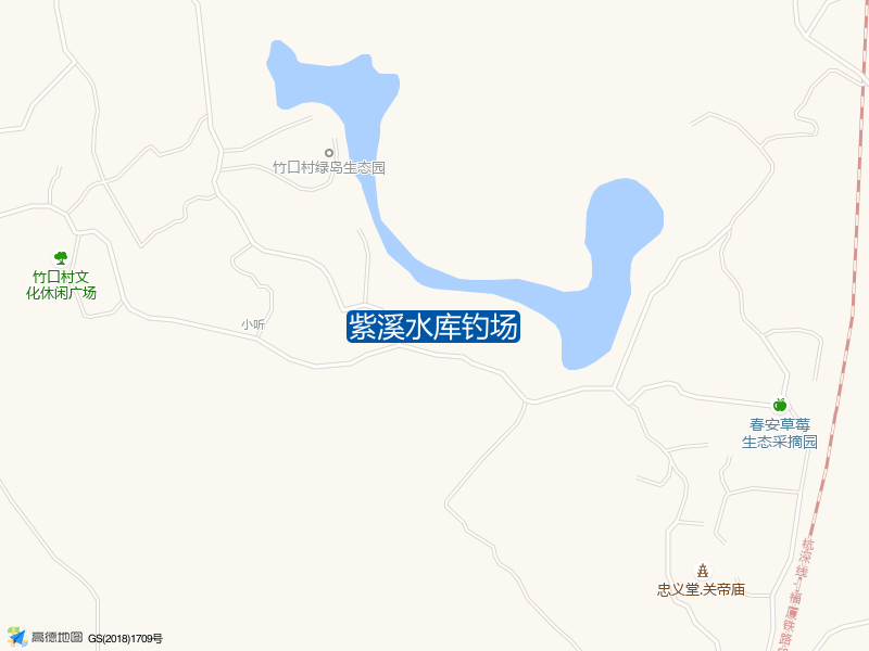 福建省泉州市南安市紫溪水库钓场钓鱼点实景照片