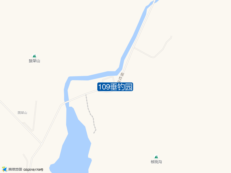 核桃沟西北523米109垂钓园钓鱼点实景照片