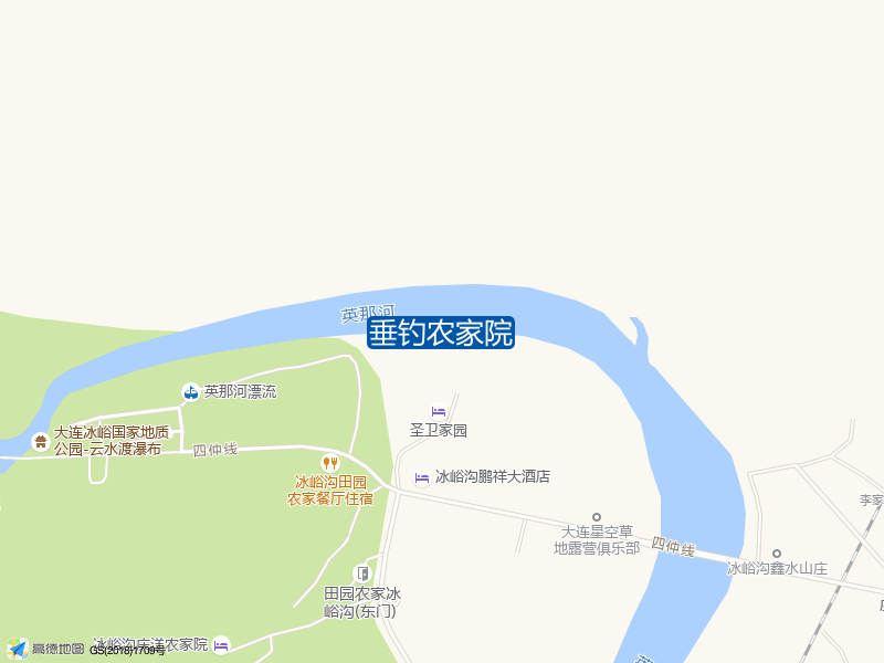 庄河市英那河村姜卜屯垂钓农家院钓鱼点实景照片