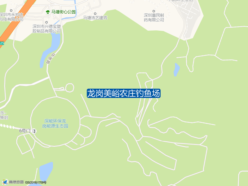 吓坑二路52号龙岗美峪农庄钓鱼场钓鱼点实景照片