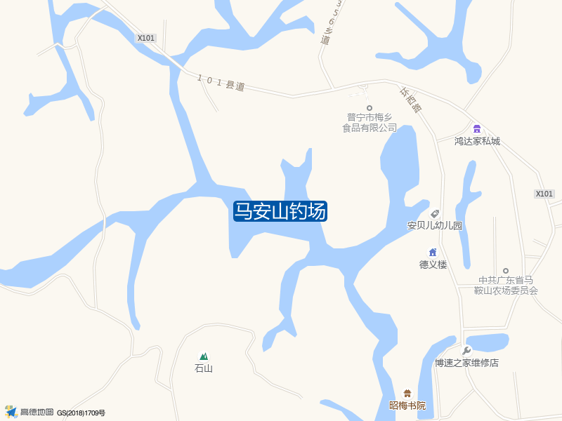 马安山钓场钓点照片