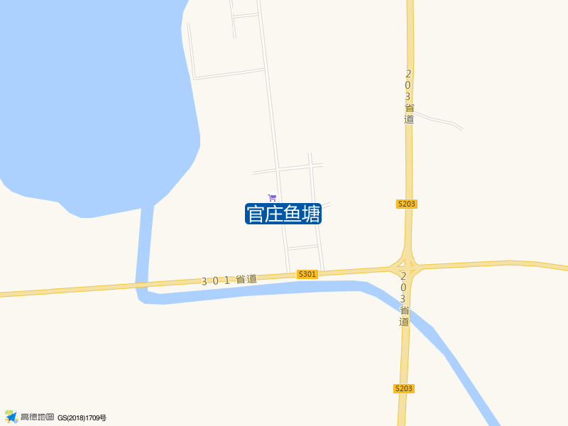 山东省威海市环翠区S301官庄鱼塘钓鱼点实景照片