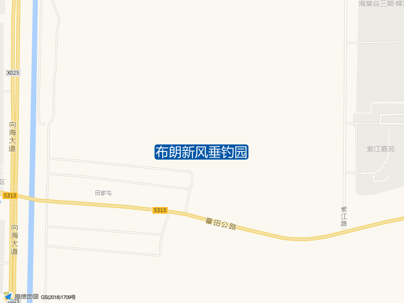 盘锦市大洼区向海大道与秀水街交叉路口往东约120米布朗新风垂钓园钓鱼点实景照片