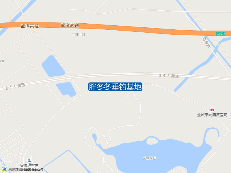 盐城市盐都区龙园道胖冬冬垂钓基地钓鱼点实景照片