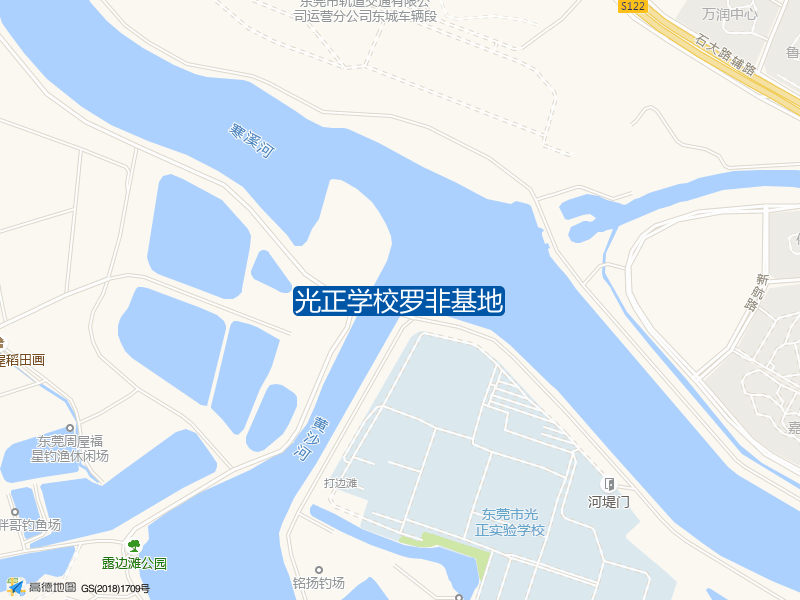 广东省东莞市光正学校罗非基地钓鱼点实景照片