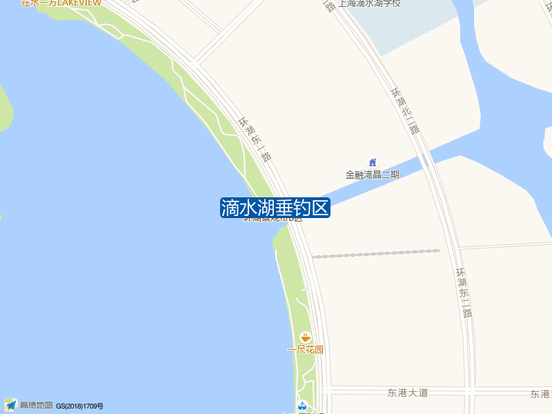 上海市浦东新区临港滴水湖垂钓区滴水湖垂钓区钓鱼点实景照片