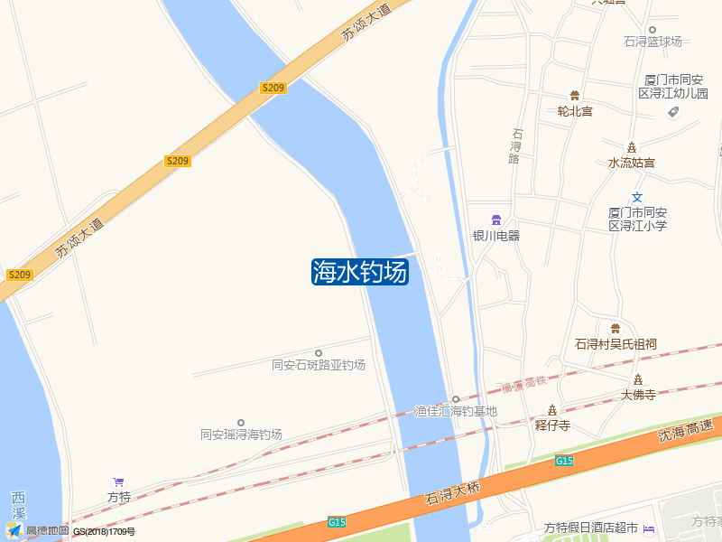 厦门市同安区祥平街道瑶头村过溪里888号海水钓场钓鱼点实景照片