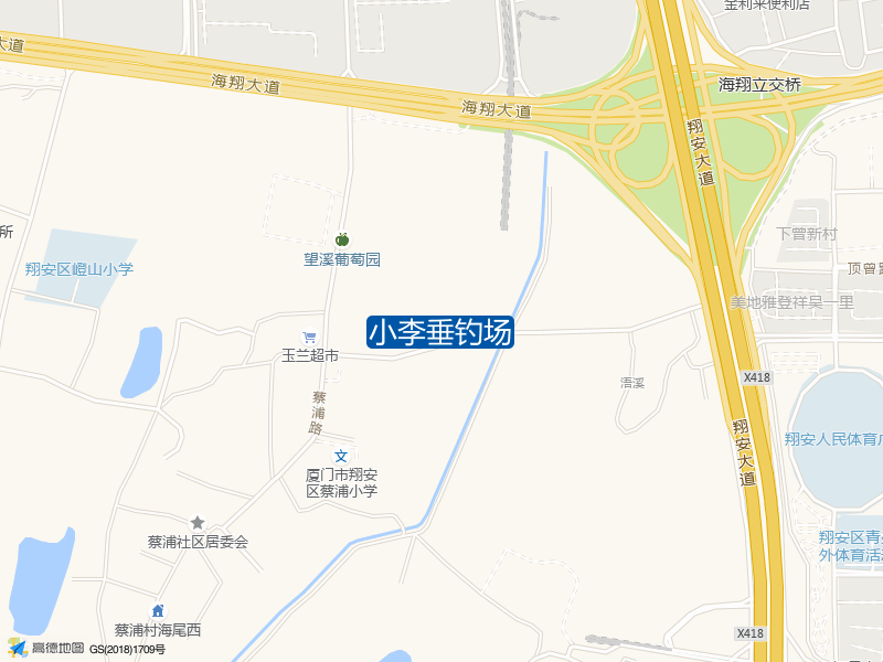 福建省厦门市翔安区蔡浦海尾西里123-1小李垂钓场钓鱼点实景照片