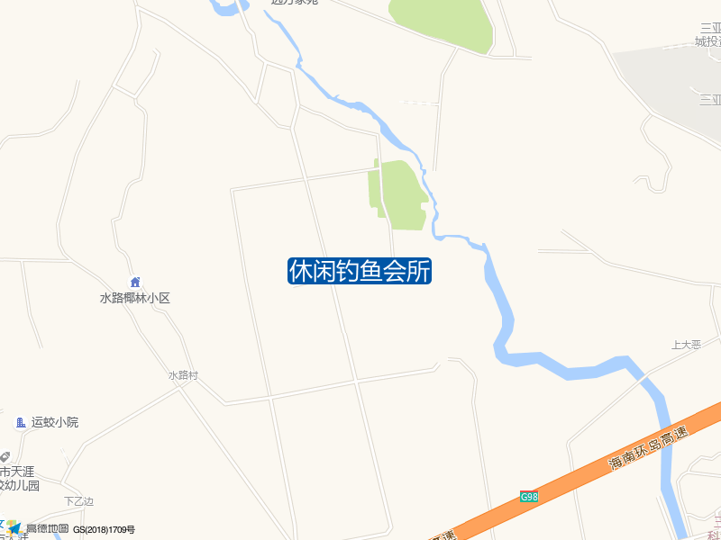 三亚市天涯区水蛟小学东侧约140米休闲钓鱼会所钓鱼点实景照片