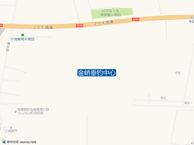 连云港市海州区烟沪线金峤垂钓中心钓鱼点实景照片