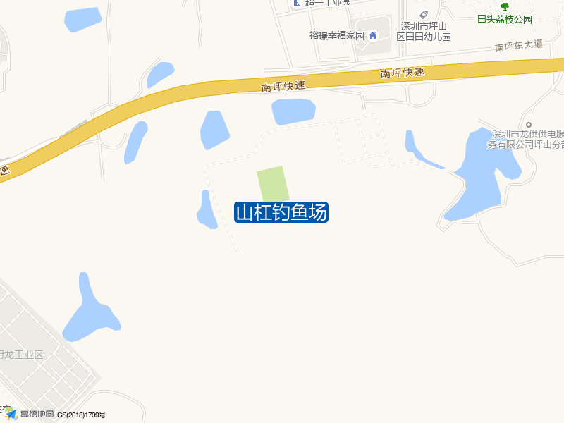 广东省深圳市坪山区S359(坪葵路)山杠钓鱼场钓鱼点实景照片