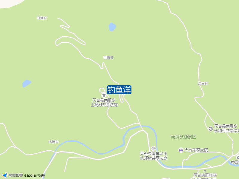 台州市南屏旅游景区钓鱼洋钓鱼点实景照片