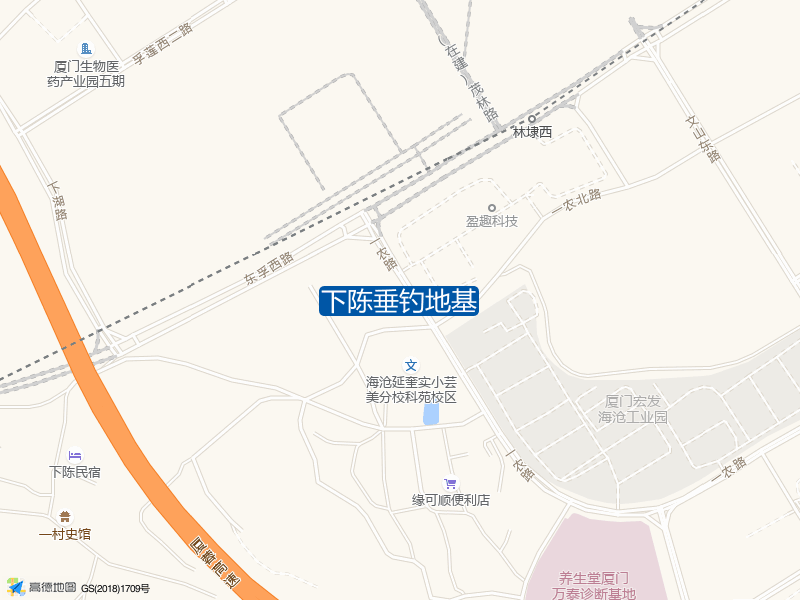 福建省厦门市海沧区G76(厦蓉高速)下陈垂钓地基钓鱼点实景照片