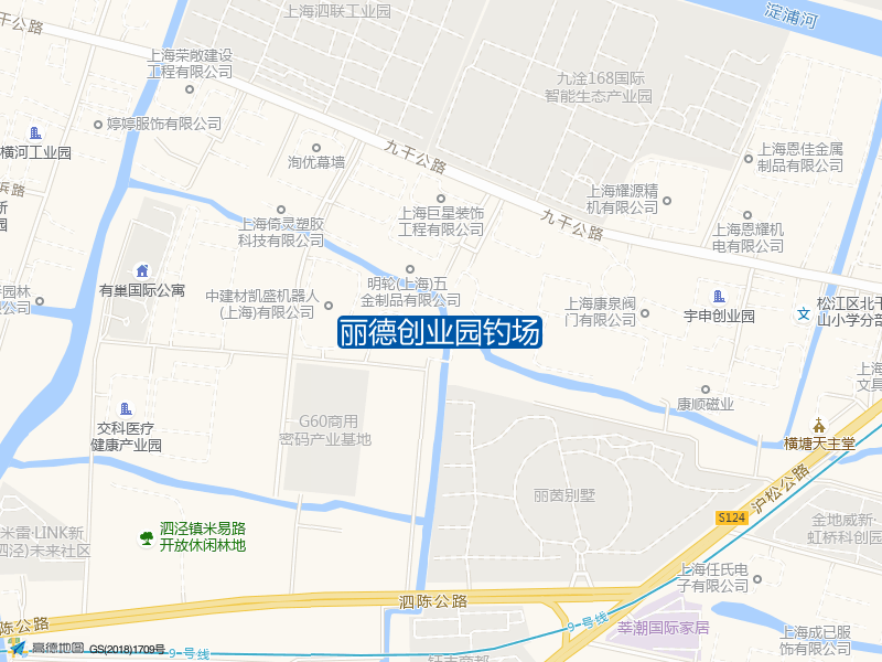 上海市松江区泗博路丽德创业园钓场钓鱼点实景照片