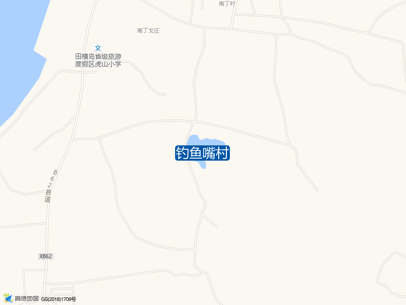 青岛市即墨区B六二县道钓鱼嘴村钓鱼点实景照片