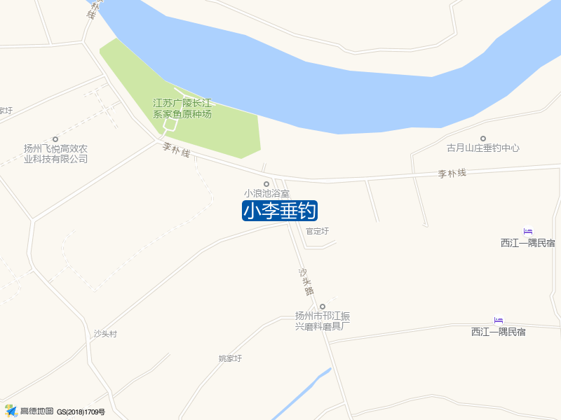 江苏省扬州市广陵区沙头镇聚缘垂钓中心北侧90米小李垂钓钓鱼点实景照片