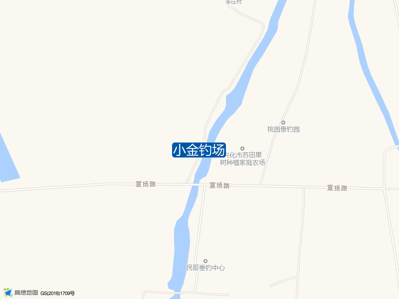 江苏省泰州市兴化市临城街道小金钓场钓鱼点实景照片