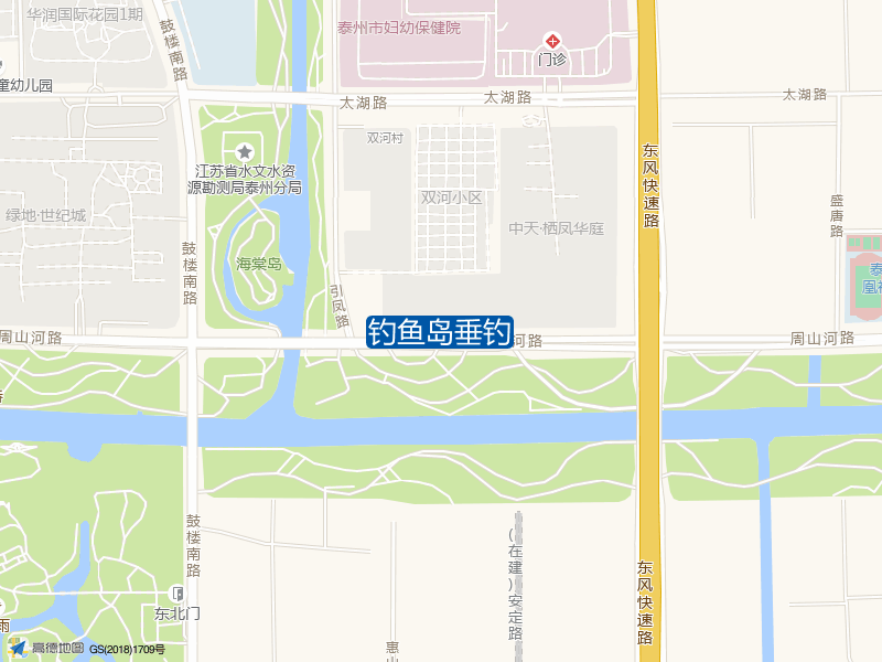 泰州市海陵区海军东路8号泰州市天德湖公园钓鱼岛钓鱼岛垂钓钓鱼点实景照片