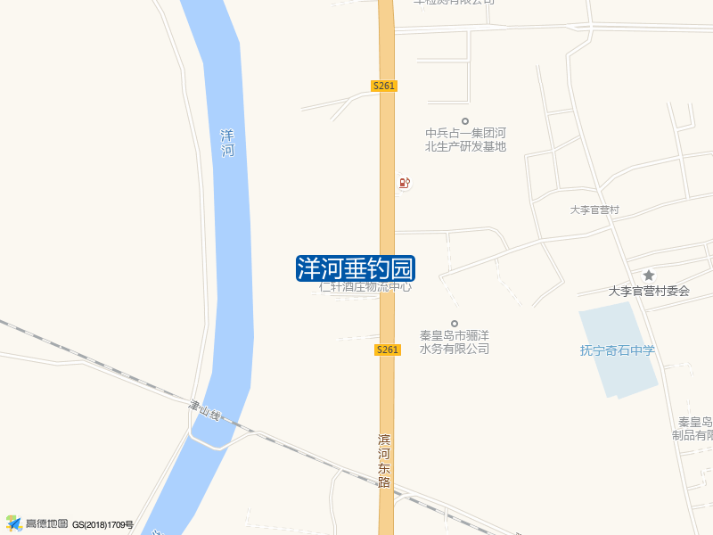 秦皇岛市抚宁区西转盘洋河大桥西桥头右转掉头一百米洋河垂钓园钓鱼点实景照片