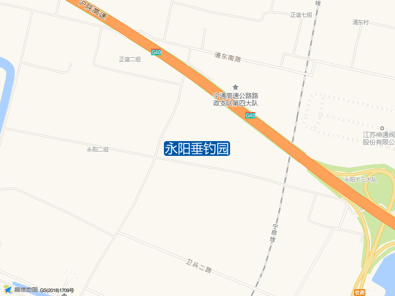 南通市启东市东汇线启东市农村商业银行(永阳支行)西南侧约120米永阳垂钓园钓鱼点实景照片