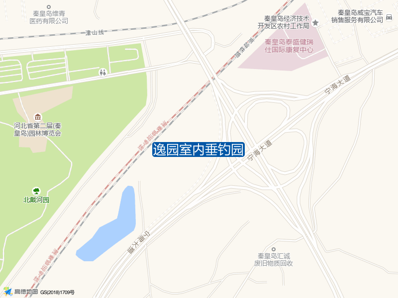秦皇岛市北戴河区宁海大道大乐安寨小学西北侧约210米逸园室内垂钓园钓鱼点实景照片