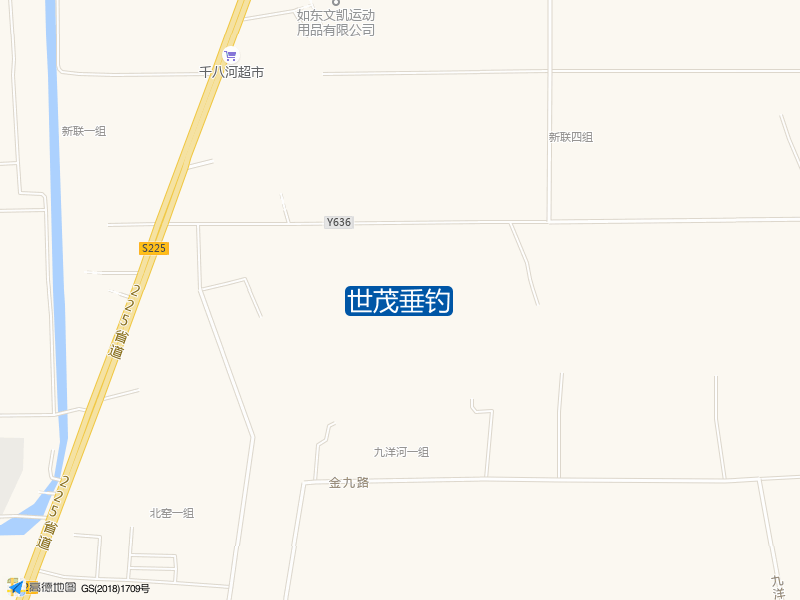 江苏省南通市如东县生态故园路与225省道交叉口东北300米世茂垂钓钓鱼点实景照片