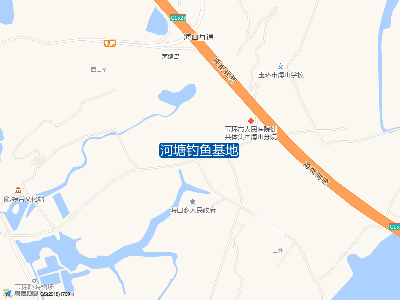 浙江省台州市玉环市河塘钓鱼基地钓鱼点实景照片