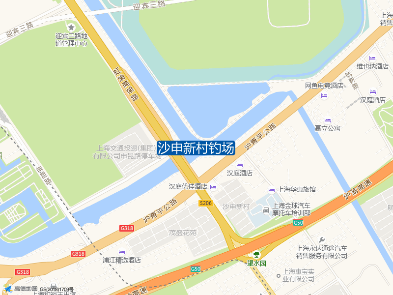上海市闵行区沪青平公路620号沙申新村钓场钓鱼点实景照片