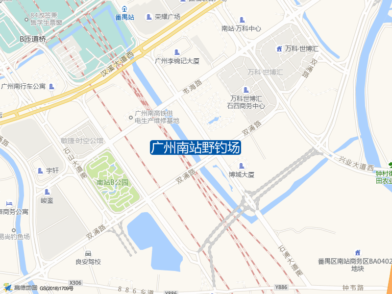 广州南站野钓场钓点照片