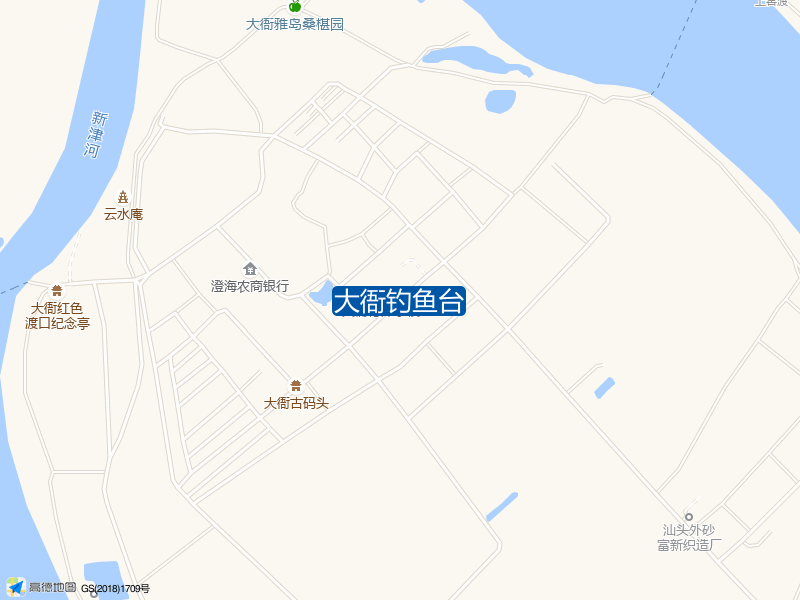 广东省汕头市龙湖区新津河碧道慢行道大衙钓鱼台钓鱼点实景照片
