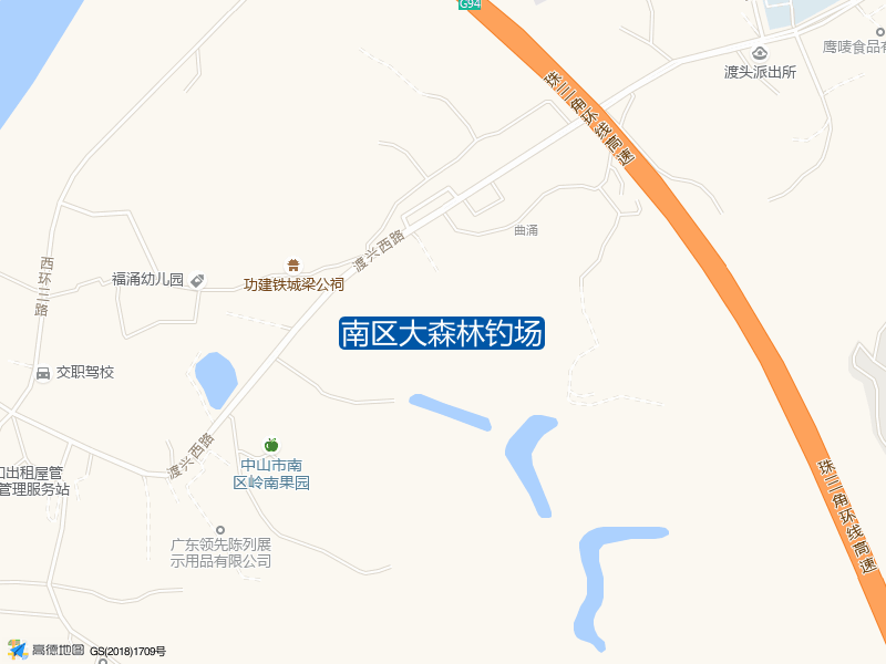 南区大森林钓场钓点照片