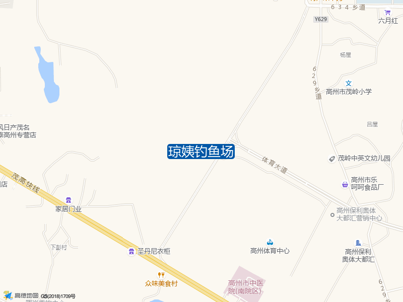 广东省茂名市高州市红荔路314号琼姨钓鱼场钓鱼点实景照片