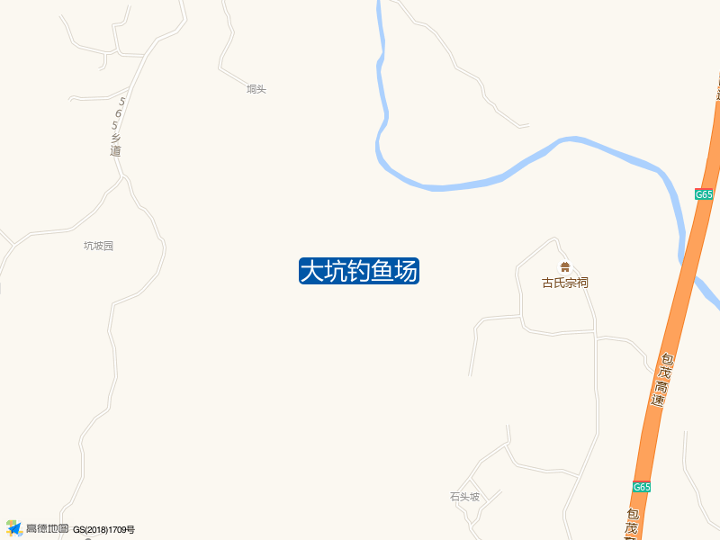 广东省茂名市高州市大坑村大坑钓鱼场钓鱼点实景照片