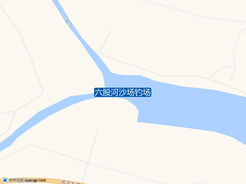 辽宁省葫芦岛市兴城市东辛庄镇王宝村六股河沙场六股河沙场钓场钓鱼点实景照片