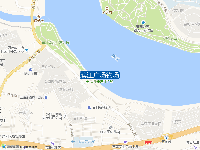 滨江广场钓场钓点照片