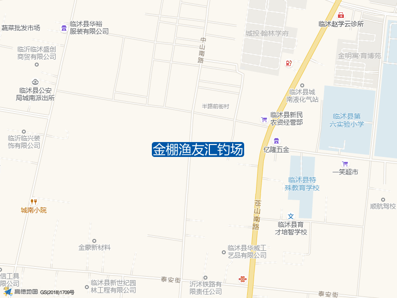 临沂市临沭县泰安路金棚渔友汇钓场钓鱼点实景照片