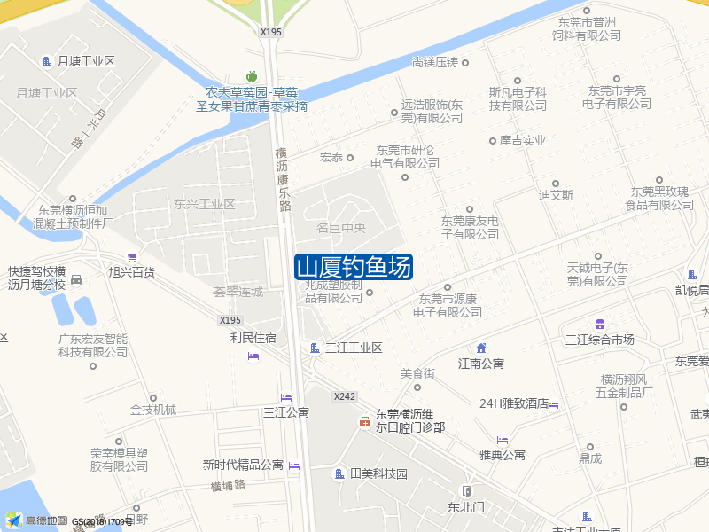 山厦钓鱼场钓点照片