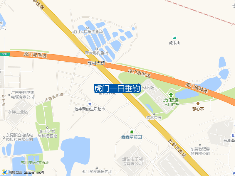 虎门一田垂钓钓点照片